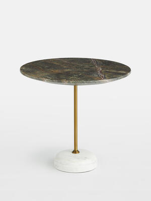 Fleet Side Table - Large/Low - Jurassic Green Marble - Listing Image