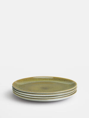 Nero Side Plate - Green - Set of Four - Hover Image