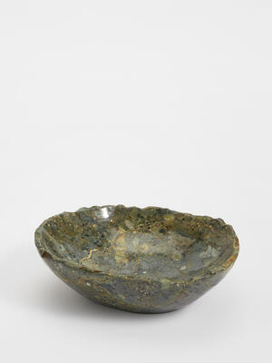 Jasper Stone Bowl - Green - Large - Listing Image