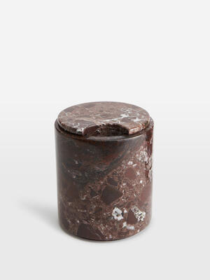 Pavel Red Marble Ice Bucket - Hover Image