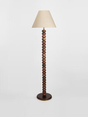 Greyson Floor Lamp - Oak - Tall - Hover Image