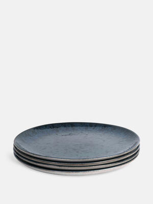 Nero Side Plate - Blue - Set of Four - Hover Image