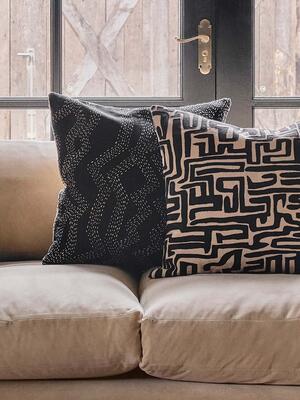 Wick Square Cushion - Navy - Listing Image