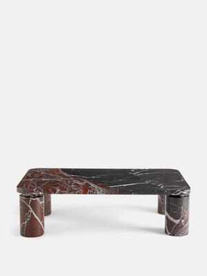 Carter Coffee Table - Rosso Levanto Marble - Hover Image