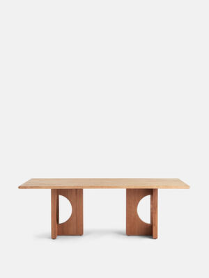 Elliot Dining Table - Travertine  - Hover Image