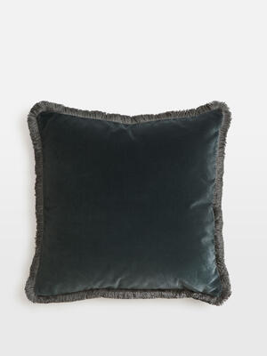 Margeaux Square Cushion - Grey Blue - Listing Image