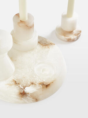 Frida Candleholder Gift Set - Alabaster - Hover Image