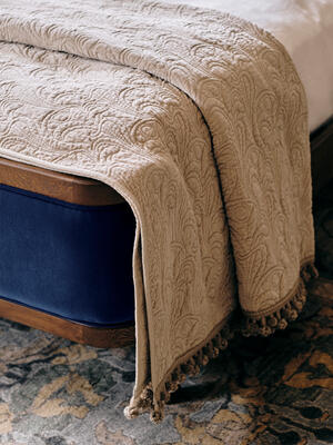 Obie Bedspread Cream - 230 x 230cm - Listing Image