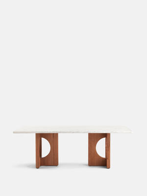 Elliot Dining Table - Carrara Marble - Hover Image