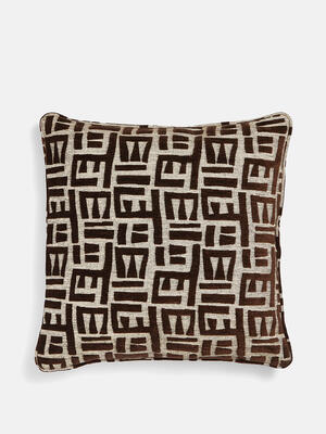 Pierre Frey Tsomba Cushion - Cocoa - Hover Image