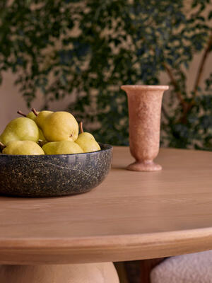 Mowbray Marble Serving Bowl - Green - Hover Image