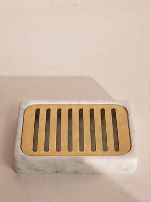 Thornton Carrara Marble Soap Dish - Listing Image