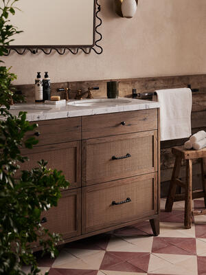 Lusso Double Vanity - Carrara Marble - Listing Image