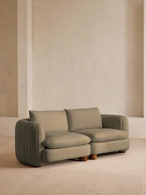 Vivienne Modular Sofa - Three Seater - Linen - Sage - Listing Image