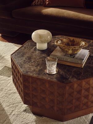 Dante Coffee Table - Dark Emperador Marble - Hover Image