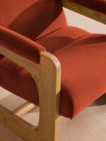 Lara Armchair - Rust - Velvet - Images - Thumbnail 7