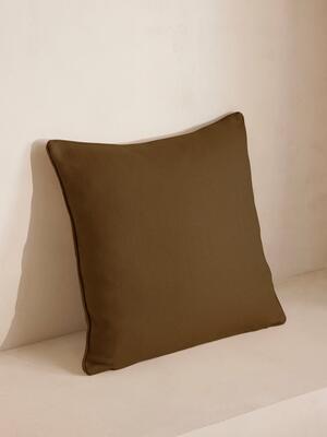 Vinnie Square Cushion - Ochre - Hover Image