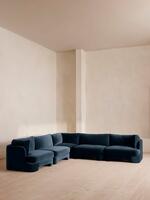 Odell Modular Sofa - Corner Sofa - Velvet - Royal Blue - Images - Thumbnail 3