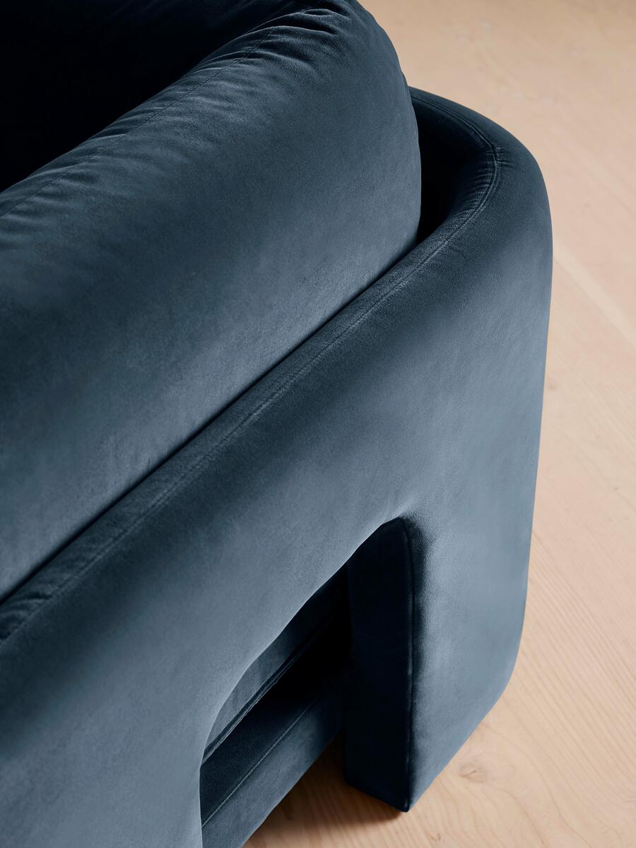 Odell Modular Sofa - Corner Sofa - Velvet - Royal Blue - Images - Image 5