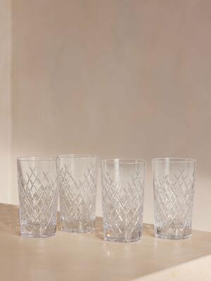 Barwell Cut Crystal Highball Glass - Set of Four - Listing Image