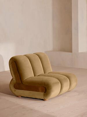 Noelle Modular Armchair - Velvet Camel - Listing Image