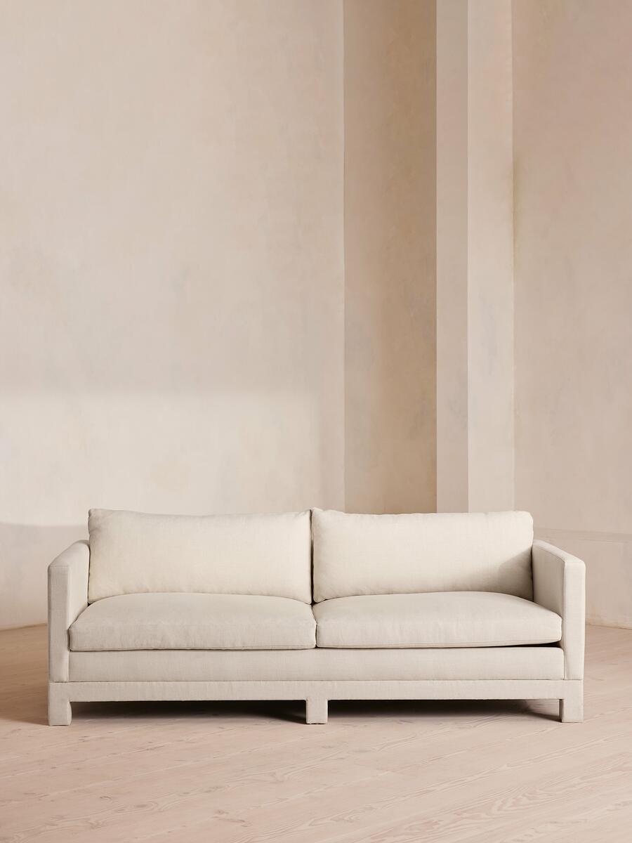 Ashford Three Seater Sofa - Linen - Bisque - Listing - Image 1