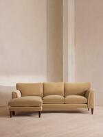 Reya Chaise-end Sofa - Velvet - Camel - Listing - Thumbnail 1