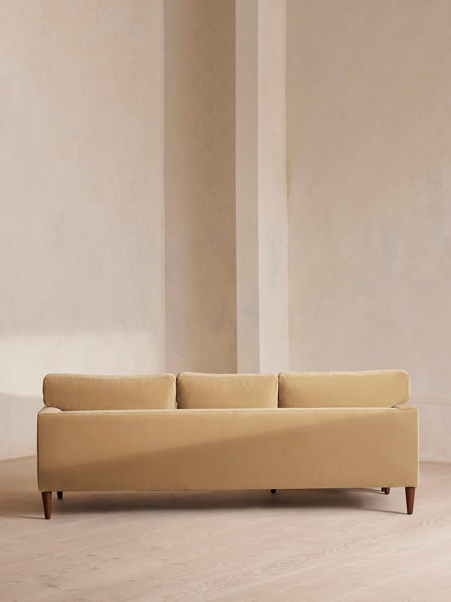 Reya Chaise-end Sofa - Velvet - Camel - Images - Image 4