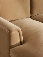 Reya Chaise-end Sofa - Velvet - Camel - Images - Thumbnail 5