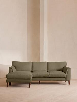 Reya Chaise-end Sofa - Linen - Sage - Hover Image