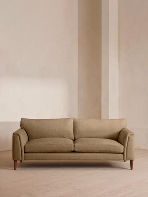 Reya Three Seater Sofa - Linen - Wheat - Hover Image