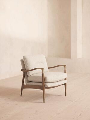 Theodore Armchair - Boucle - Natural - Hover Image