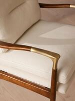 Theodore Armchair - Linen - Natural  - Images - Thumbnail 10