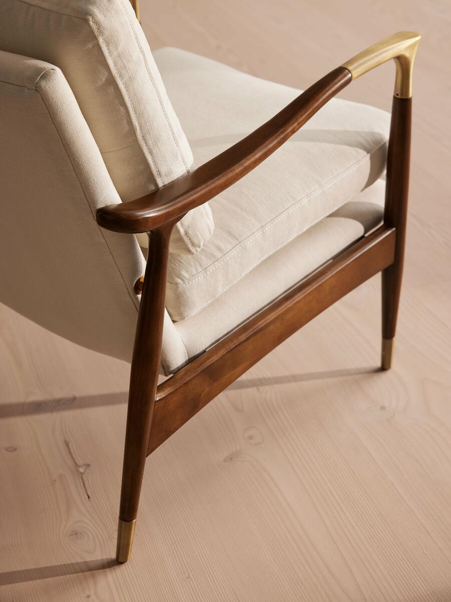 Theodore Armchair - Linen - Natural  - Images - Image 11