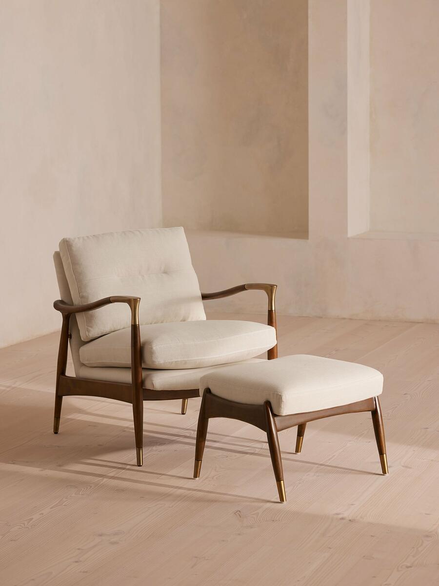 Theodore Armchair - Linen - Natural  - Images - Image 12