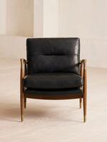 Theodore Armchair - Leather - Black - Listing - Thumbnail 2