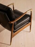 Theodore Armchair - Leather - Black - Images - Thumbnail 9