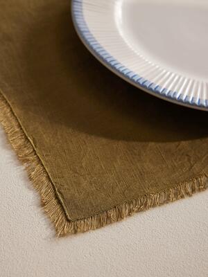 Whitney Placemats - Olive - Set of Four - Listing Image
