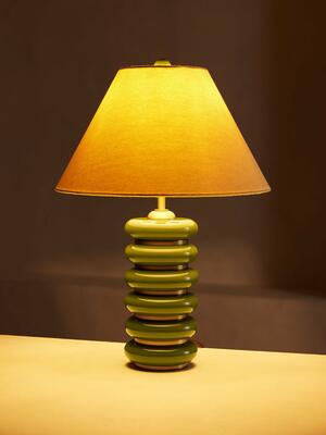 Greyson Table Lamp - High Gloss Lacquer - Olive - Listing Image