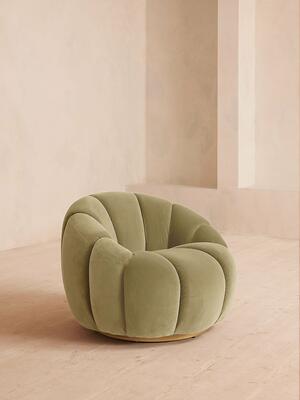 Garret Armchair - Velvet - Lichen - Listing Image
