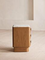 Marius Bedside Table - Small - Arabescato Corchia Marble - Images - Thumbnail 4