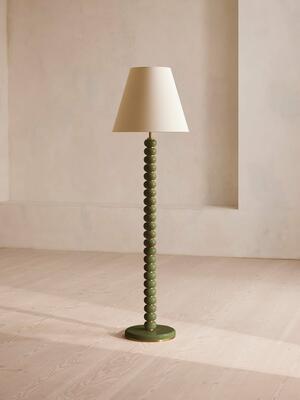 Greyson Floor Lamp - High Gloss Lacquer - Olive - Listing Image