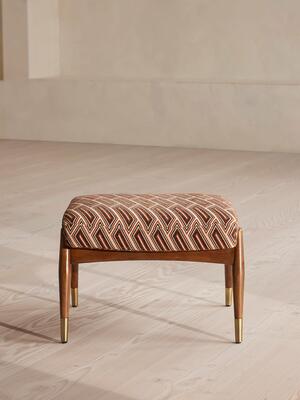 Theodore Footstool - Vende Jacquard - Hover Image