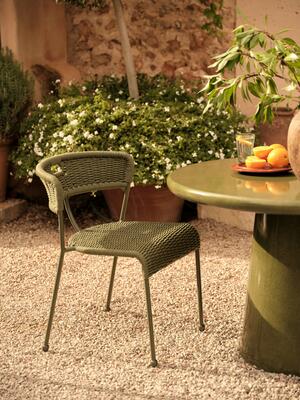 Pair of Lisson Outdoor Dining Chairs - Olive - Listing Image