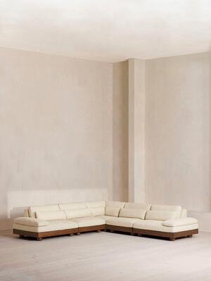 Truro Modular Sofa - Corner Sofa - Textured Linen UK - Listing Image