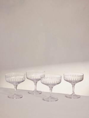 Roebling Champagne Coupe - Set of Four - Hover Image