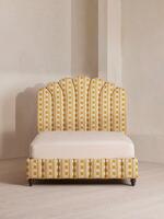 Manette Bed - Double - Woven Dotted Stripe - Ochre - Listing - Thumbnail 2