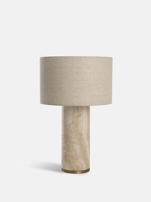 Remi Stone Table Lamp - Large - Listing Image