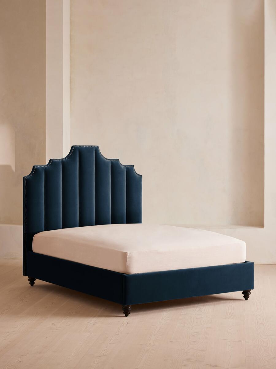 Gerrard Bed - Emperor - Velvet - Royal Blue - Listing - Image 2