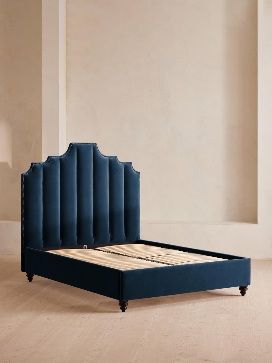 Gerrard Bed - Emperor - Velvet - Royal Blue - Images - Image 3